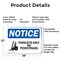 Signmission Forklifts Only No Pedestrians, 18 in W x Rectangle, Aluminum OS-2PACK-NS-A-1218-L-12894 - alternate 4